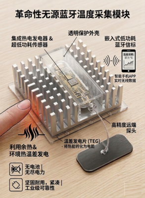 无源无线温度监测方案