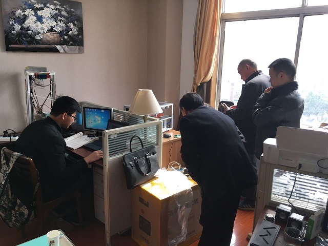 三月份多个研发项目进入尾声，客户上门验收场景